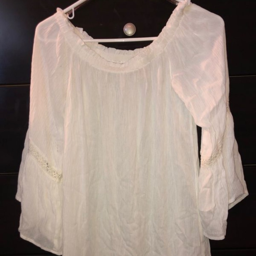 Flowy off the shoulder dress